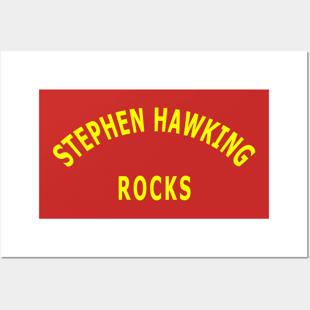 Stephen Hawking Rocks Wall Art by Lyvershop